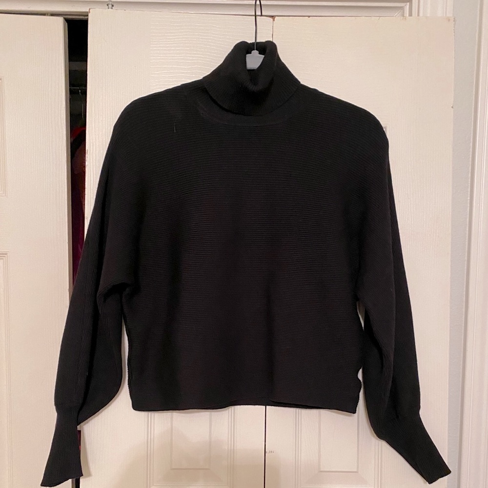 Black Turtleneck Sweater
